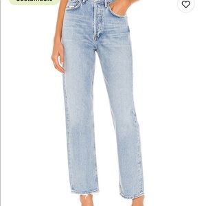 AGOLDE 90s Mid rise Loose Jeans in the color Snapshot. Size 25. Like new